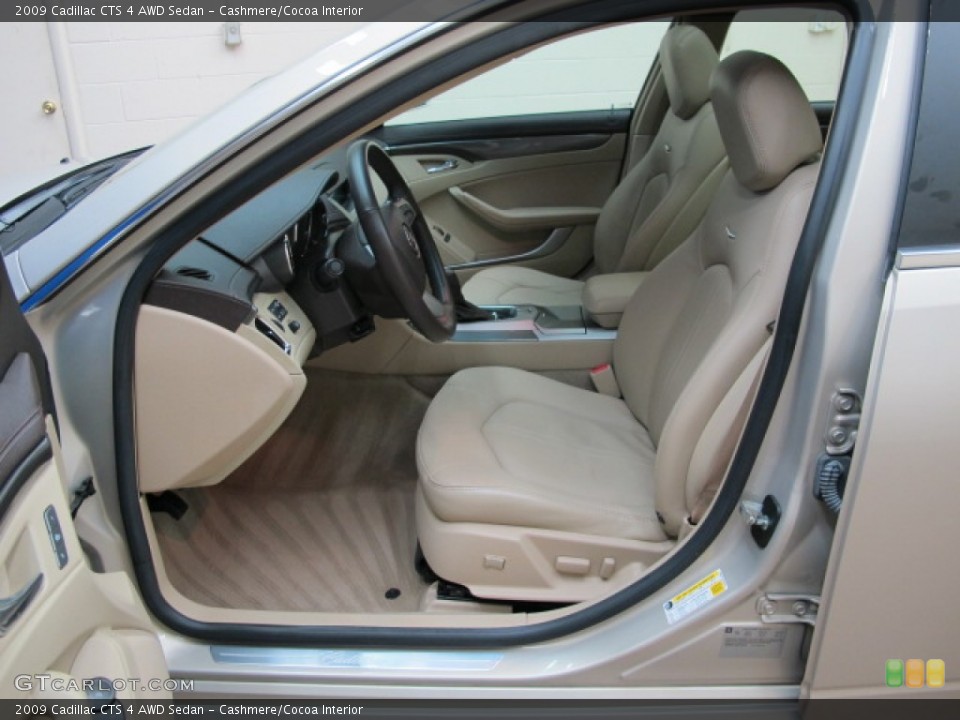 Cashmere/Cocoa Interior Photo for the 2009 Cadillac CTS 4 AWD Sedan #59333542