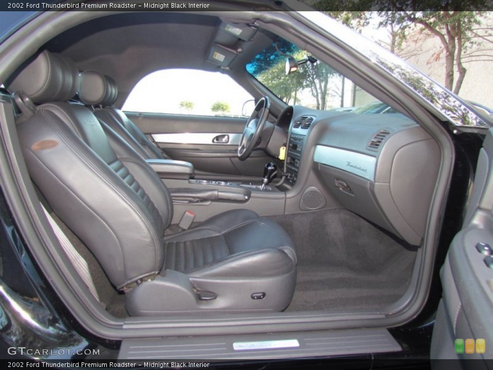 Midnight Black Interior Photo for the 2002 Ford Thunderbird Premium Roadster #59333689