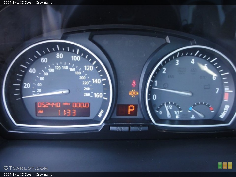 Grey Interior Gauges for the 2007 BMW X3 3.0si #59335888