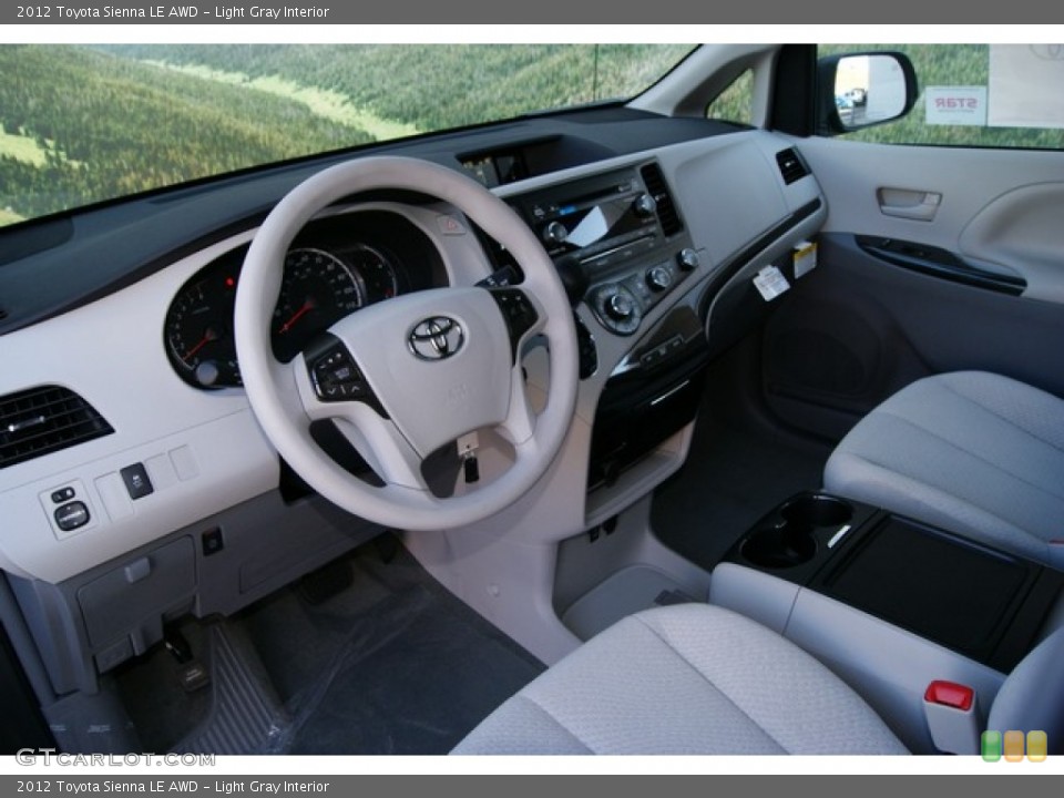 Light Gray Interior Photo for the 2012 Toyota Sienna LE AWD #59338627