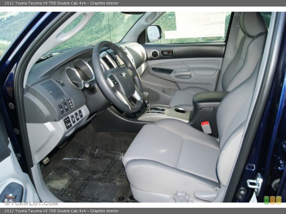 Graphite Interior Photo for the 2012 Toyota Tacoma V6 TRD Double Cab 4x4 #59338765