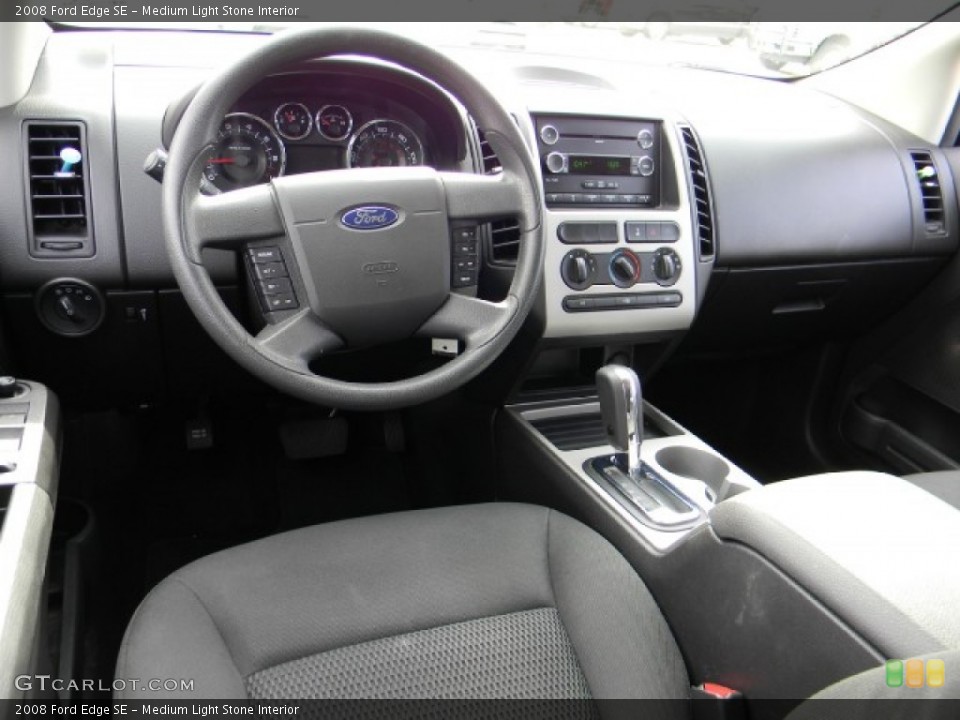 Medium Light Stone Interior Dashboard for the 2008 Ford Edge SE #59342728