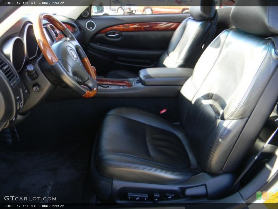 Black Interior Photo for the 2002 Lexus SC 430 #59343271
