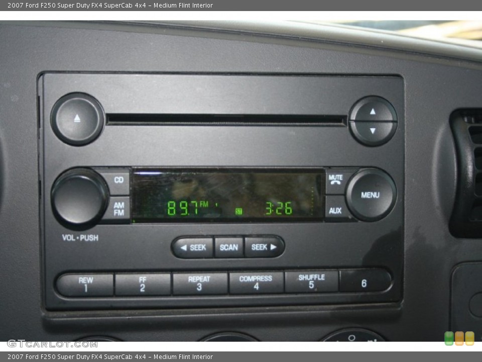 Medium Flint Interior Audio System for the 2007 Ford F250 Super Duty FX4 SuperCab 4x4 #59343643