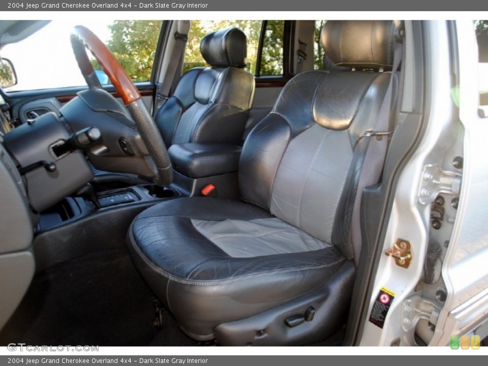 Dark Slate Gray Interior Photo for the 2004 Jeep Grand Cherokee Overland 4x4 #59344828