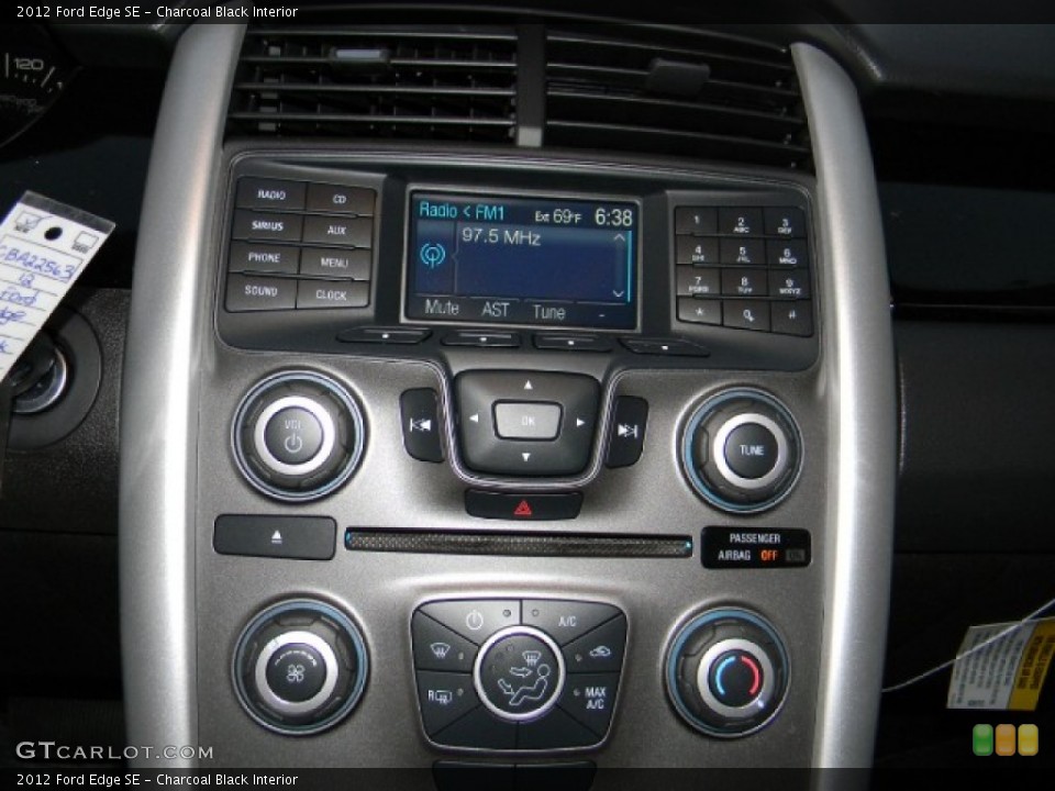 Charcoal Black Interior Controls for the 2012 Ford Edge SE #59348290