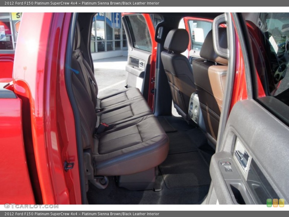 Platinum Sienna Brown/Black Leather Interior Photo for the 2012 Ford F150 Platinum SuperCrew 4x4 #59349757