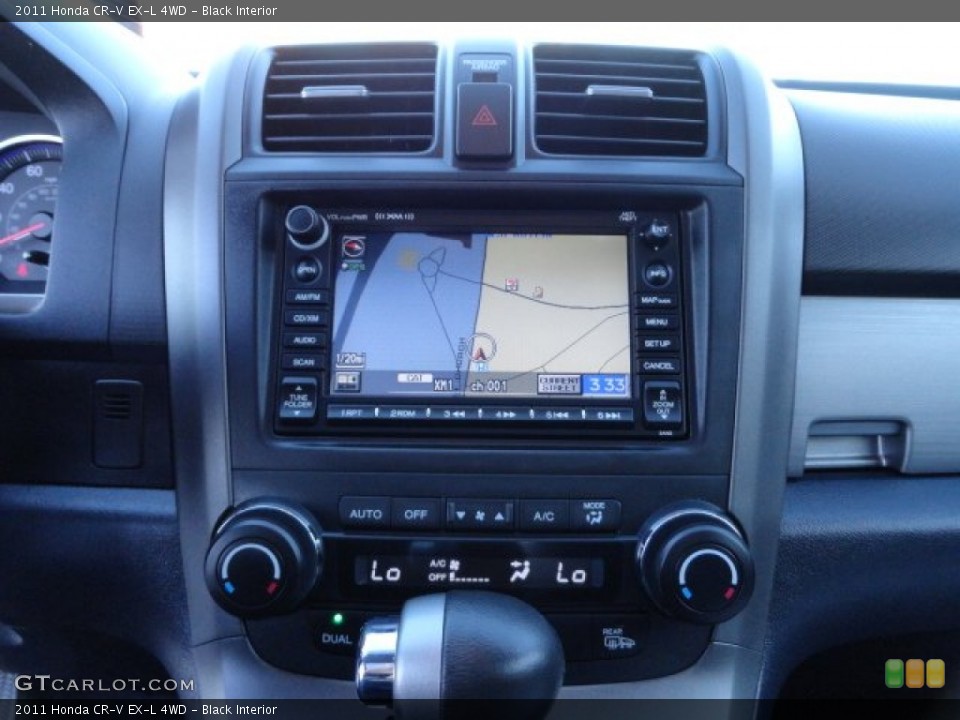 Black Interior Navigation for the 2011 Honda CR-V EX-L 4WD #59351065