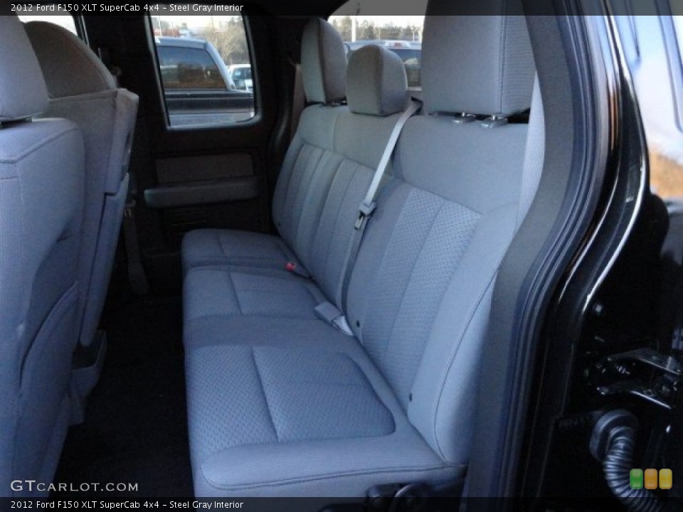 Steel Gray Interior Photo for the 2012 Ford F150 XLT SuperCab 4x4 #59351647