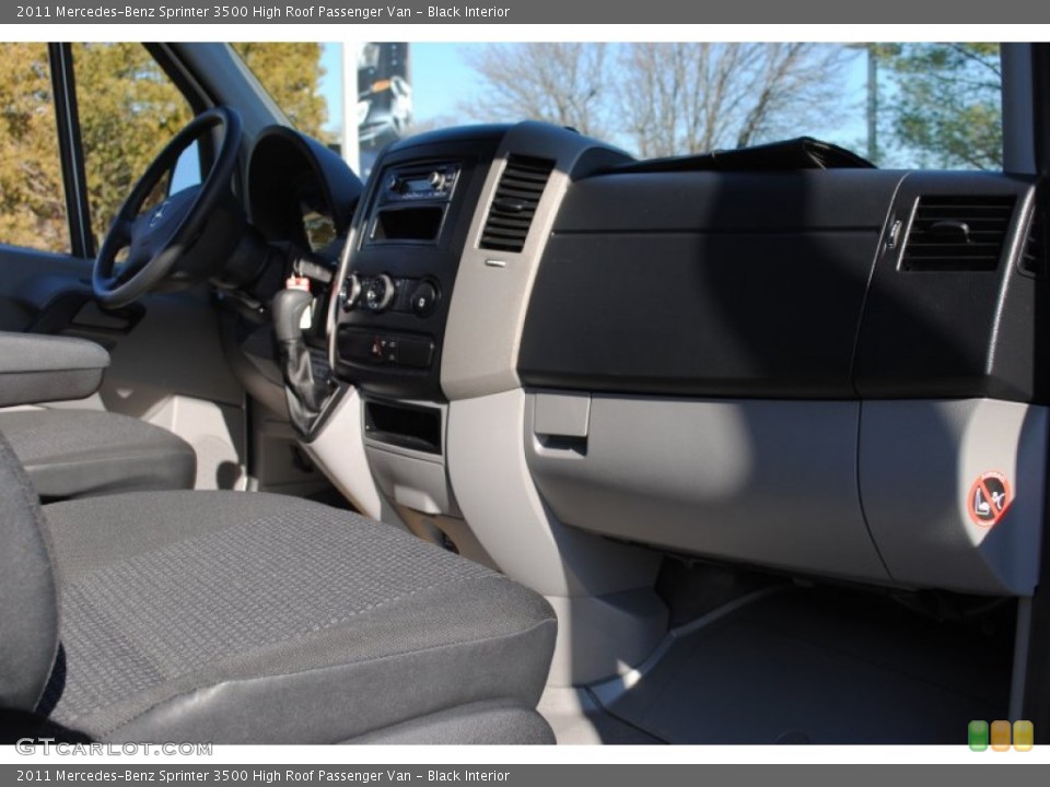 Black Interior Photo for the 2011 Mercedes-Benz Sprinter 3500 High Roof Passenger Van #59352145