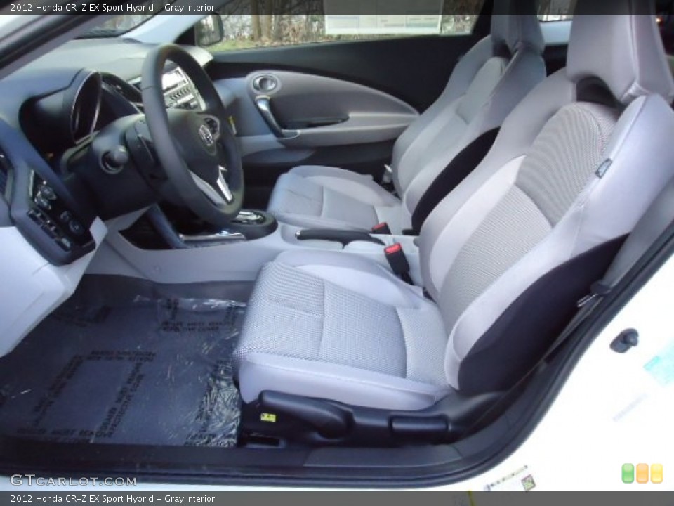 Gray Interior Photo for the 2012 Honda CR-Z EX Sport Hybrid #59353579