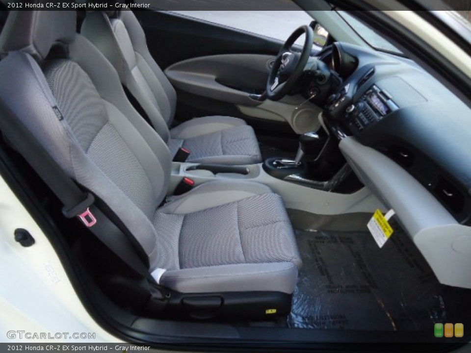 Gray Interior Photo for the 2012 Honda CR-Z EX Sport Hybrid #59353591