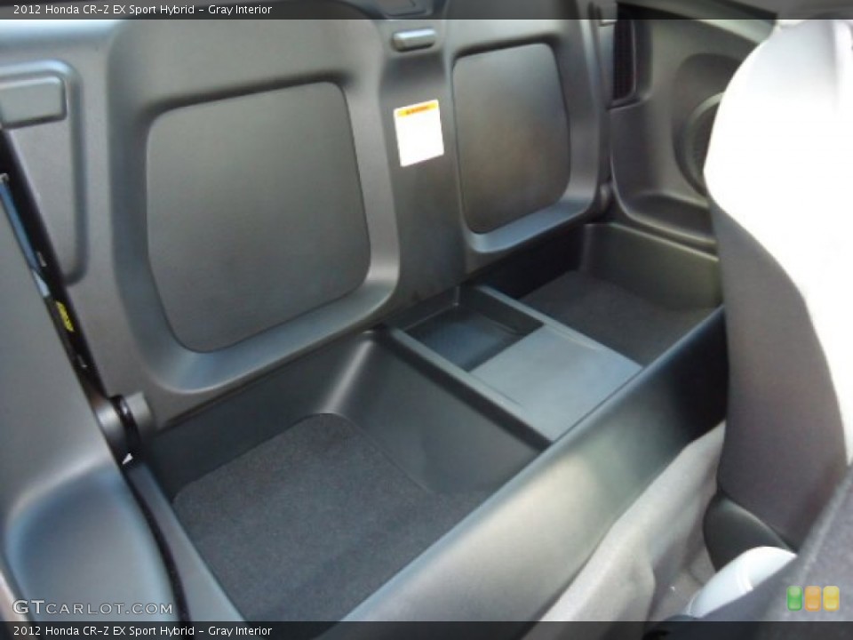 Gray Interior Photo for the 2012 Honda CR-Z EX Sport Hybrid #59353597