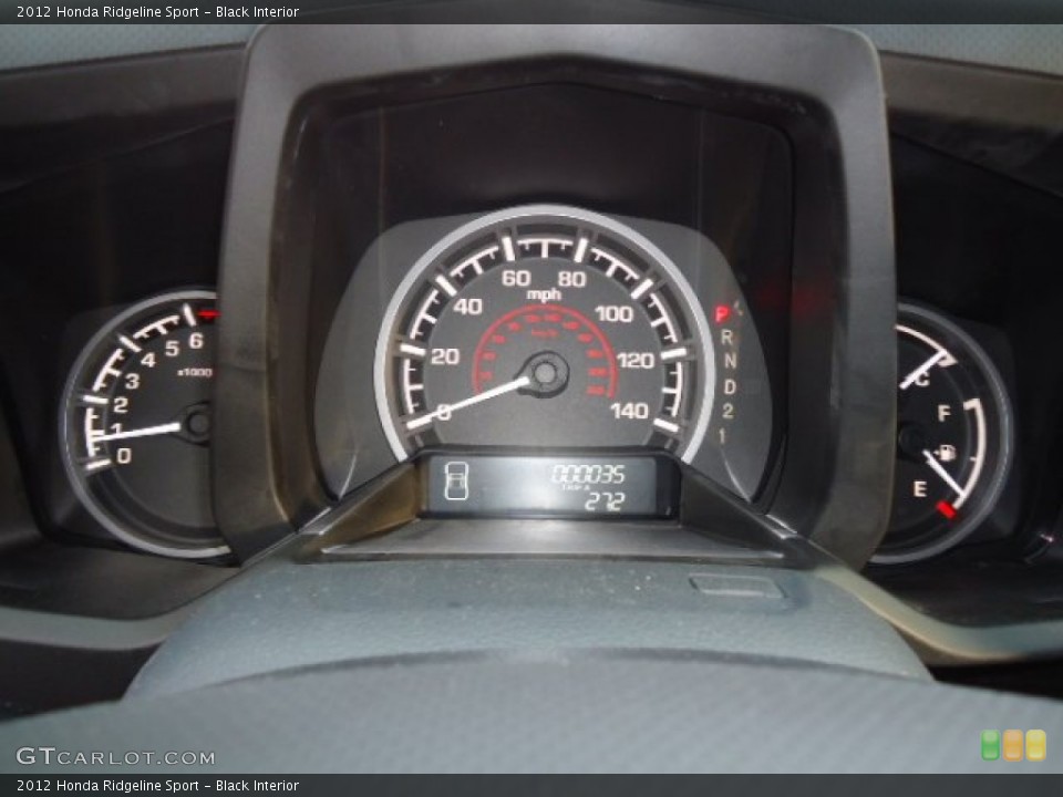 Black Interior Gauges for the 2012 Honda Ridgeline Sport #59353726