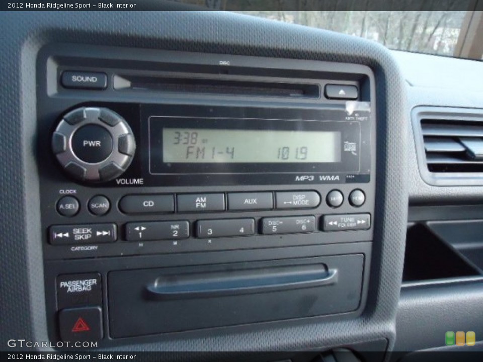 Black Interior Audio System for the 2012 Honda Ridgeline Sport #59353750