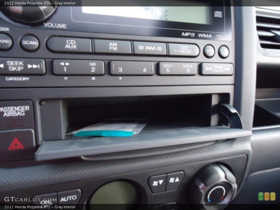 Gray Interior Controls for the 2012 Honda Ridgeline RTL #59354434