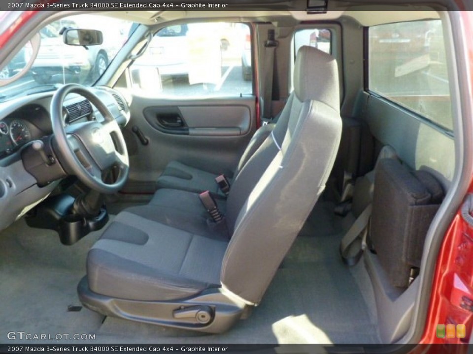 Graphite Interior Photo for the 2007 Mazda B-Series Truck B4000 SE Extended Cab 4x4 #59355796