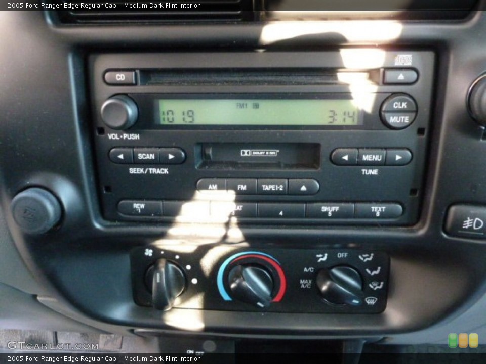 Medium Dark Flint Interior Controls for the 2005 Ford Ranger Edge Regular Cab #59356129