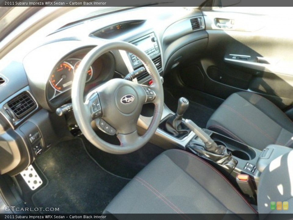 Carbon Black Interior Photo for the 2011 Subaru Impreza WRX Sedan #59356369