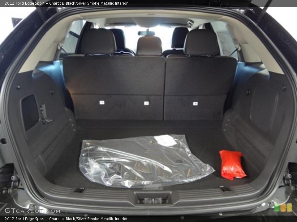 Charcoal Black/Silver Smoke Metallic Interior Trunk for the 2012 Ford Edge Sport #59360280