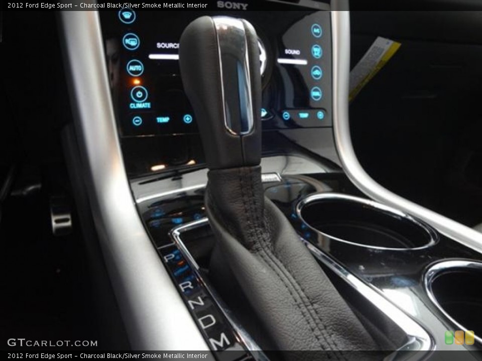 Charcoal Black/Silver Smoke Metallic Interior Transmission for the 2012 Ford Edge Sport #59360301