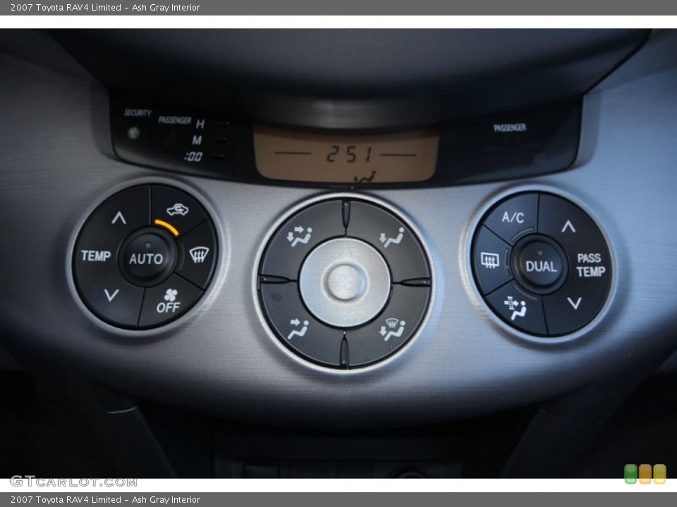 Ash Gray Interior Controls for the 2007 Toyota RAV4 Limited #59360304