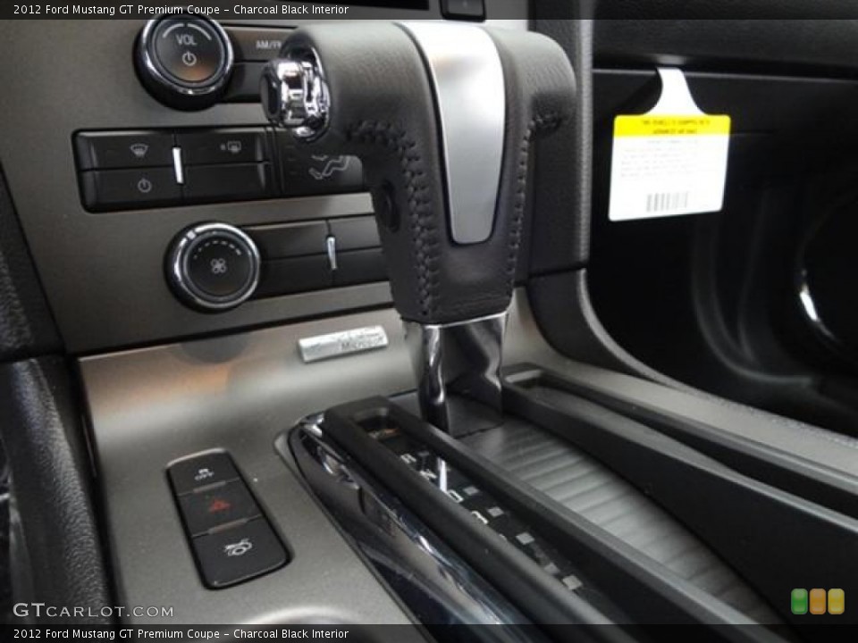 Charcoal Black Interior Transmission for the 2012 Ford Mustang GT Premium Coupe #59361453