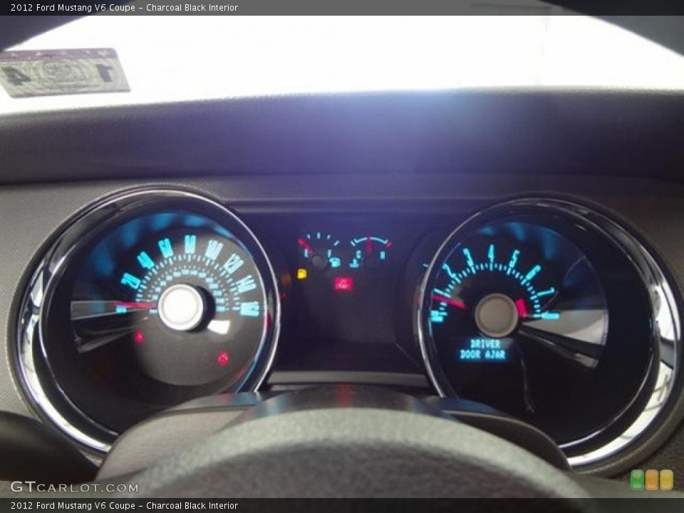 Charcoal Black Interior Gauges for the 2012 Ford Mustang V6 Coupe #59361708