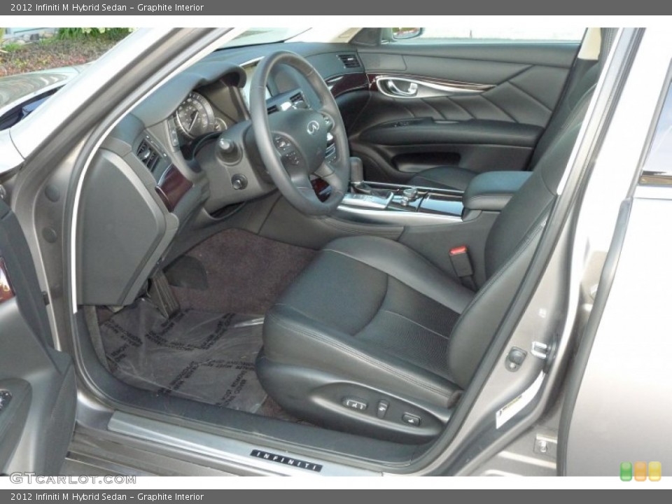 Graphite Interior Photo for the 2012 Infiniti M Hybrid Sedan #59361868