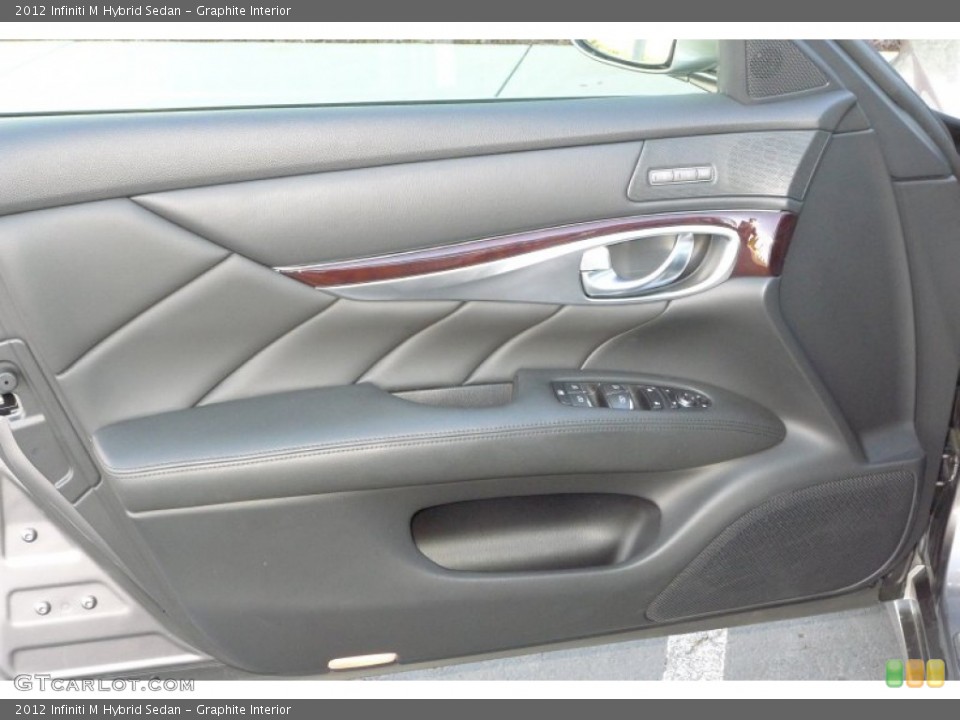 Graphite Interior Door Panel for the 2012 Infiniti M Hybrid Sedan #59361875