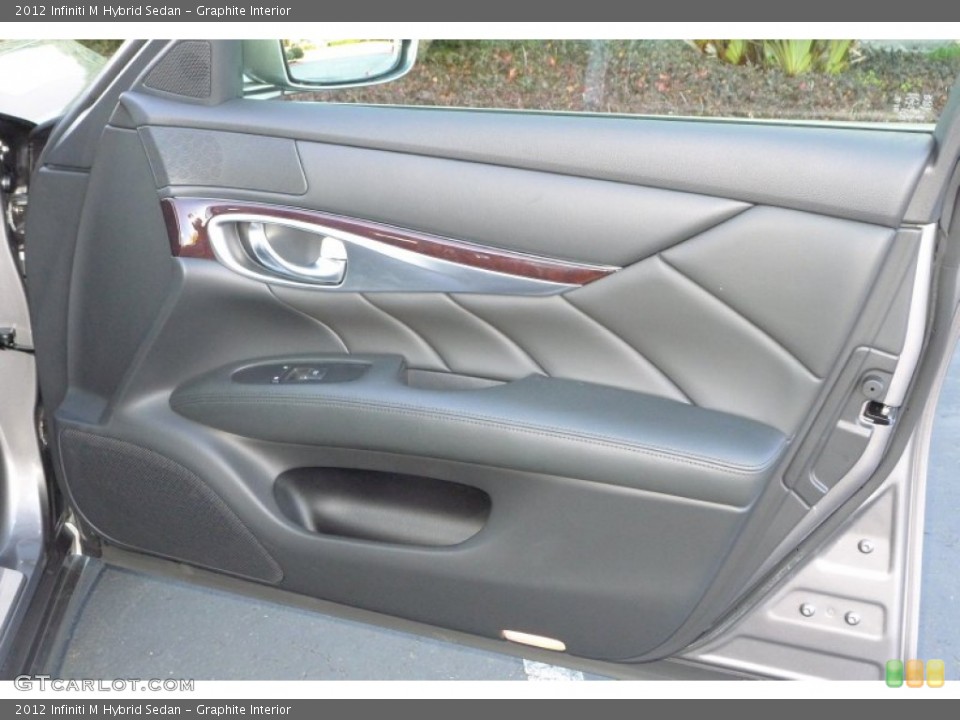 Graphite Interior Door Panel for the 2012 Infiniti M Hybrid Sedan #59361891