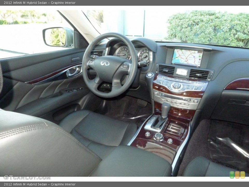 Graphite Interior Dashboard for the 2012 Infiniti M Hybrid Sedan #59361900