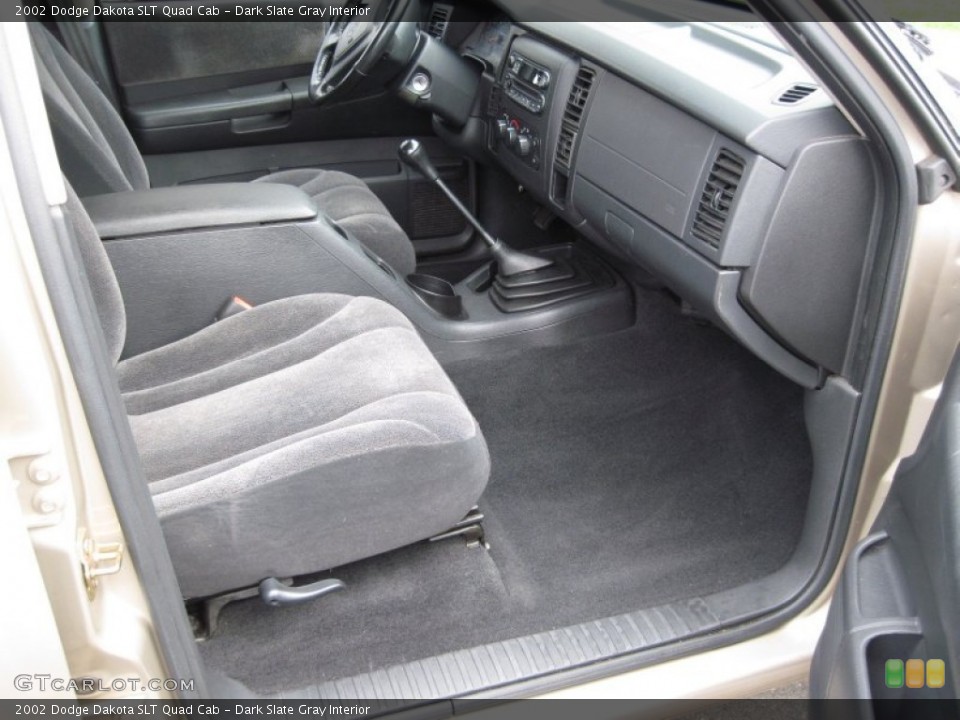 Dark Slate Gray Interior Photo for the 2002 Dodge Dakota SLT Quad Cab #59362596