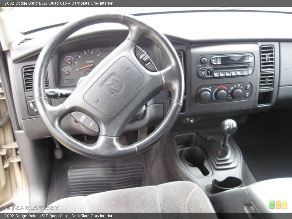 Dark Slate Gray Interior Dashboard for the 2002 Dodge Dakota SLT Quad Cab #59362624