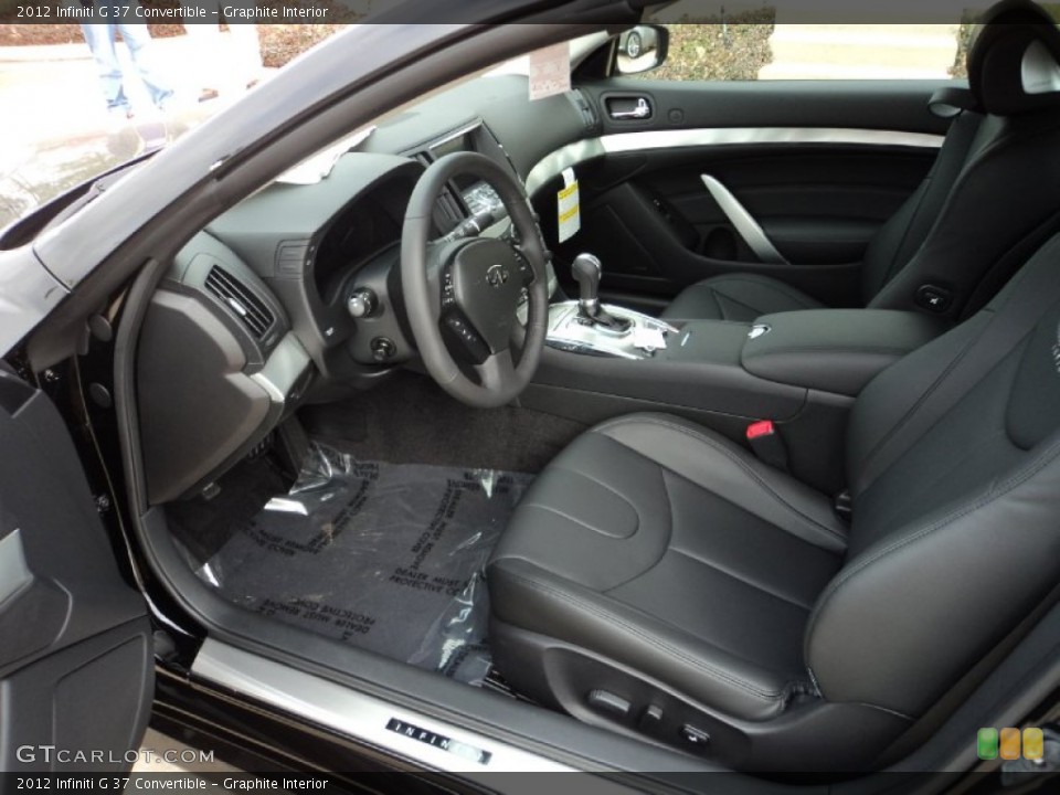 Graphite Interior Photo for the 2012 Infiniti G 37 Convertible #59365455