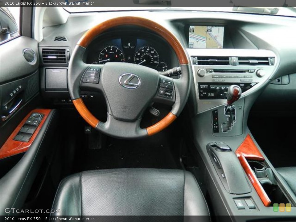 Black/Brown Walnut Interior Dashboard for the 2010 Lexus RX 350 #59367018