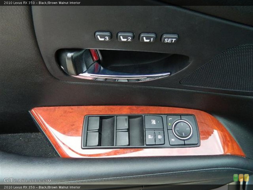 Black/Brown Walnut Interior Controls for the 2010 Lexus RX 350 #59367036