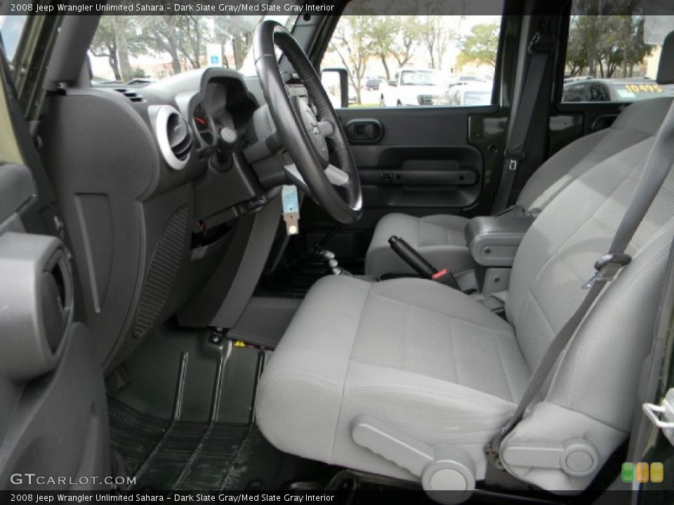 Dark Slate Gray/Med Slate Gray Interior Photo for the 2008 Jeep Wrangler Unlimited Sahara #59367084