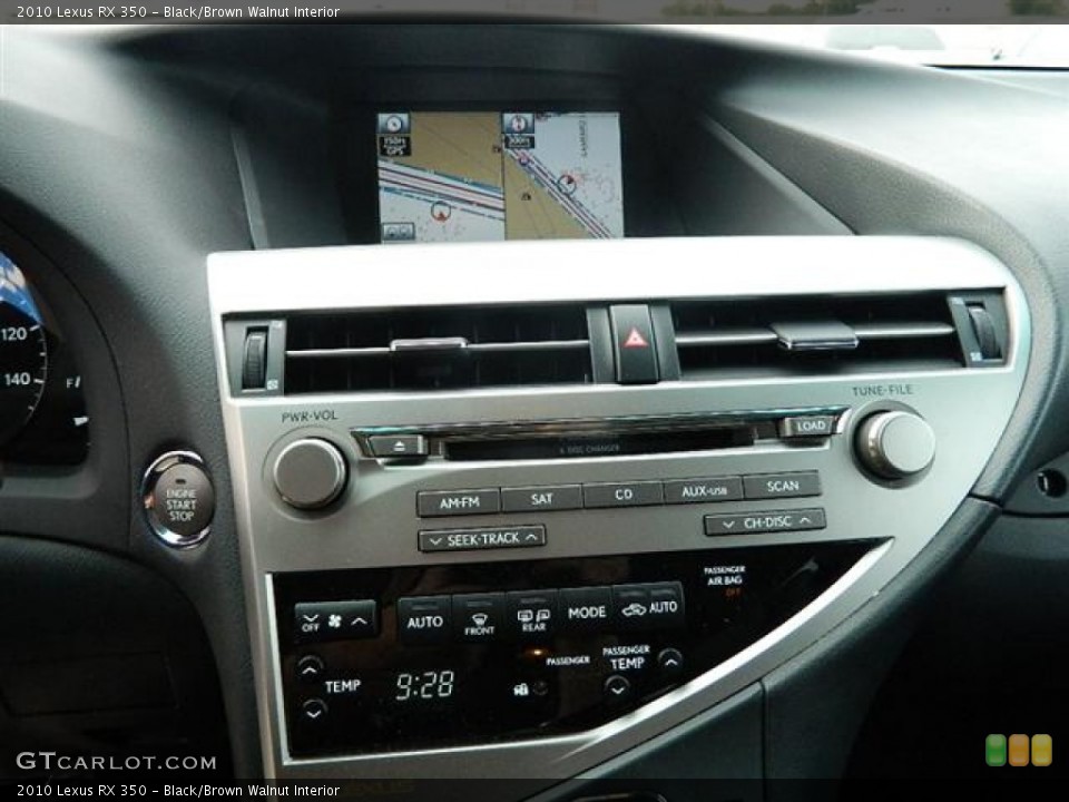 Black/Brown Walnut Interior Controls for the 2010 Lexus RX 350 #59367088
