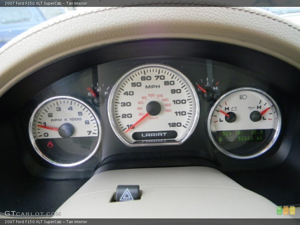 Tan Interior Gauges for the 2007 Ford F150 XLT SuperCab #59367737