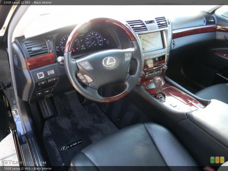 Black Interior Photo for the 2008 Lexus LS 460 #59371113