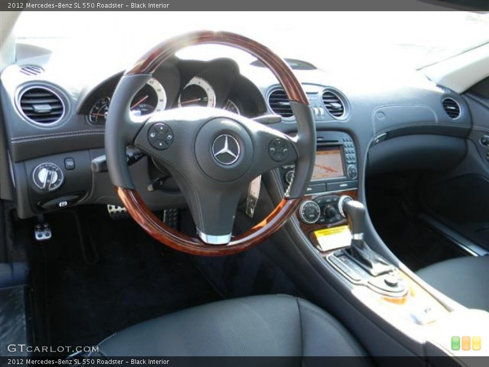Black Interior Dashboard for the 2012 Mercedes-Benz SL 550 Roadster #59371565