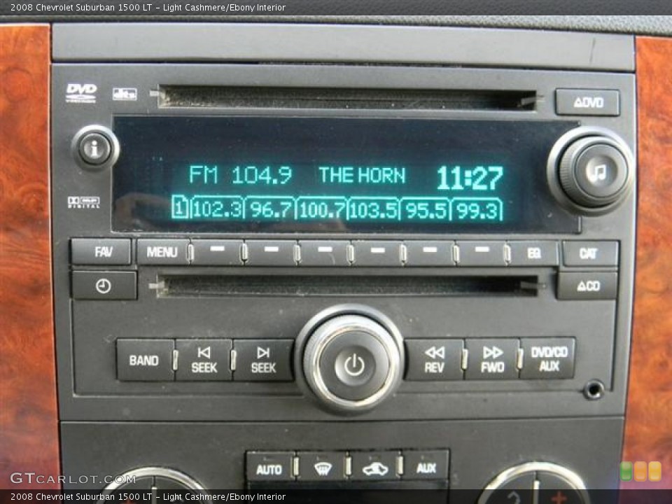Light Cashmere/Ebony Interior Audio System for the 2008 Chevrolet Suburban 1500 LT #59372477