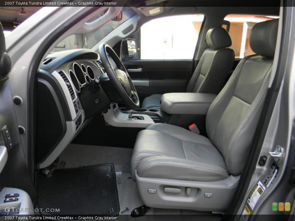Graphite Gray Interior Photo for the 2007 Toyota Tundra Limited CrewMax #59372562