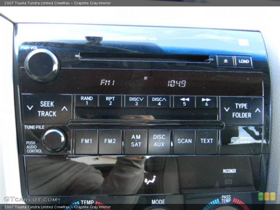 Graphite Gray Interior Controls for the 2007 Toyota Tundra Limited CrewMax #59372580