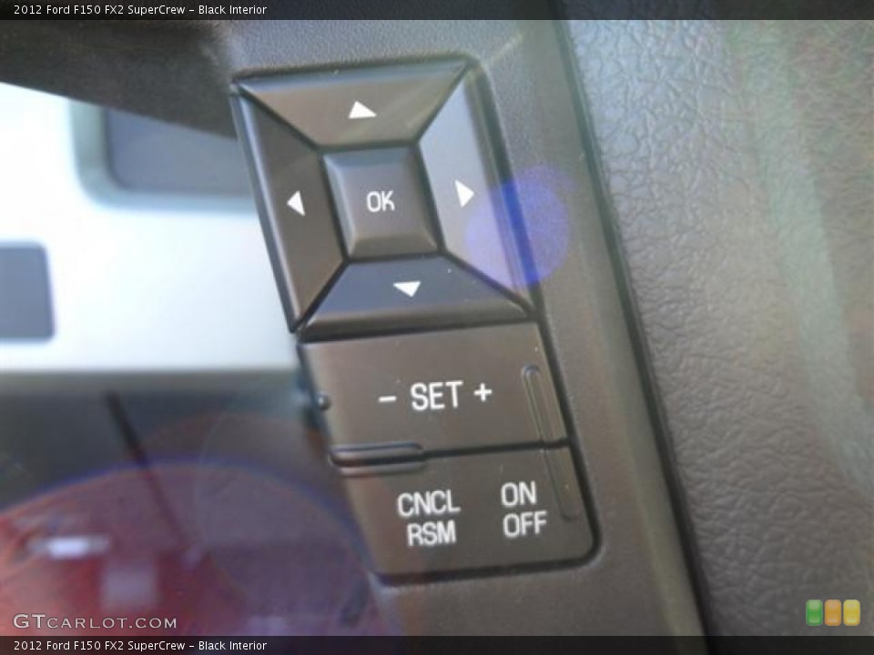 Black Interior Controls for the 2012 Ford F150 FX2 SuperCrew #59374395