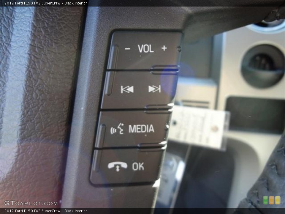 Black Interior Controls for the 2012 Ford F150 FX2 SuperCrew #59374400