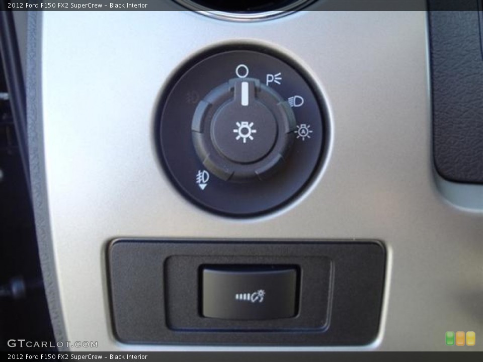Black Interior Controls for the 2012 Ford F150 FX2 SuperCrew #59374416