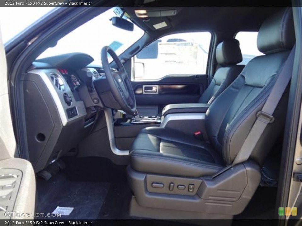 Black Interior Photo for the 2012 Ford F150 FX2 SuperCrew #59374647