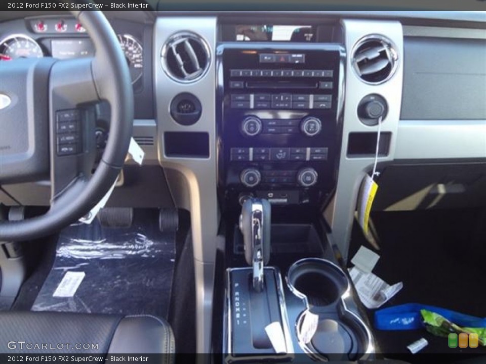 Black Interior Controls for the 2012 Ford F150 FX2 SuperCrew #59374653